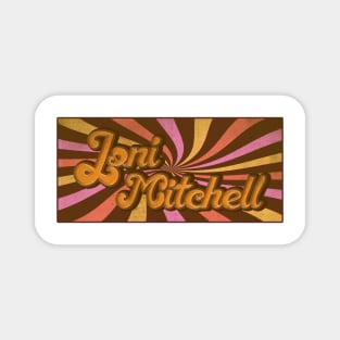 Groovy and Retro Joni Mitchell Magnet