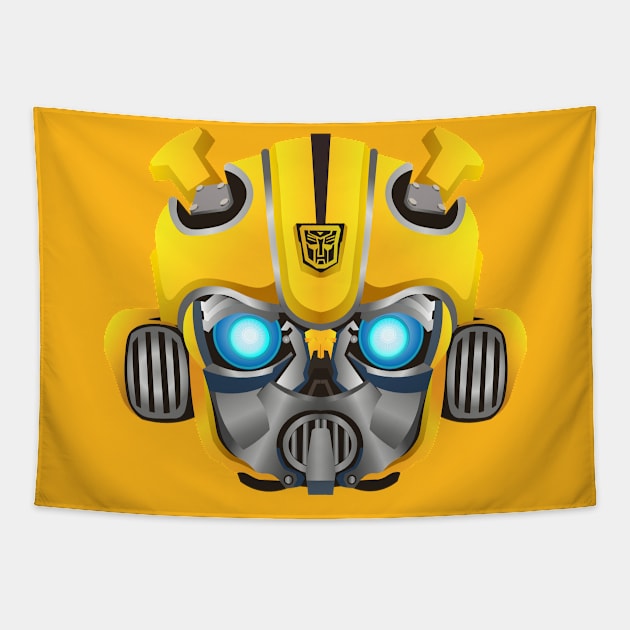 Bee 127 Bumble Transform Tapestry by ijoshthereforeiam