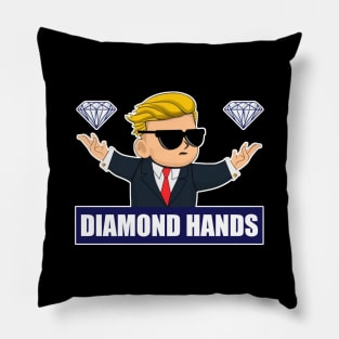 Reddit Wallstreetbets WSB Diamond Hands Day Trader Stock Market Options Pillow