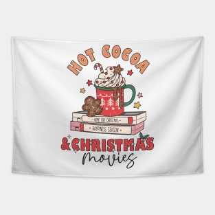 Hot Cocoa and Christmas Movies Tapestry