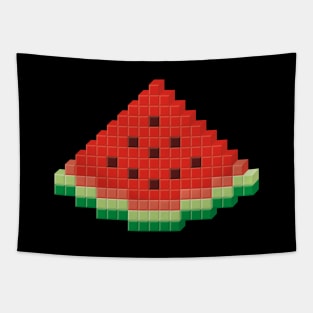 Watermelon Pixel Art Tapestry