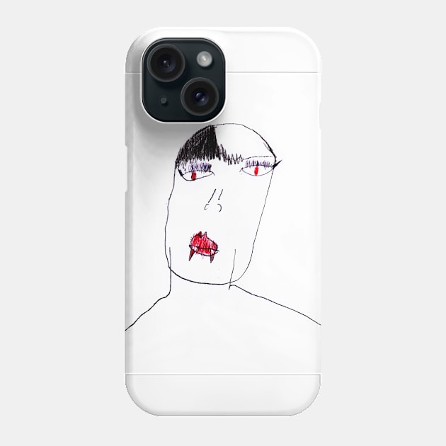 VAMP  ( OUR WORLD THROUGH THE EYES OF A CHILD ) Phone Case by Mayami Yami Art