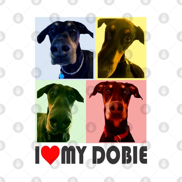 I love my Dobie Doberman by russodesign