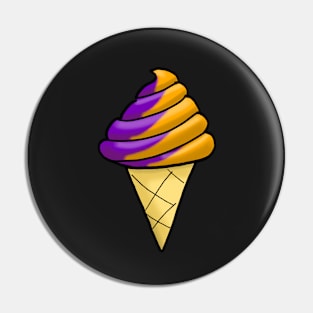 Halloween Soft Serve Ice Cream Pin