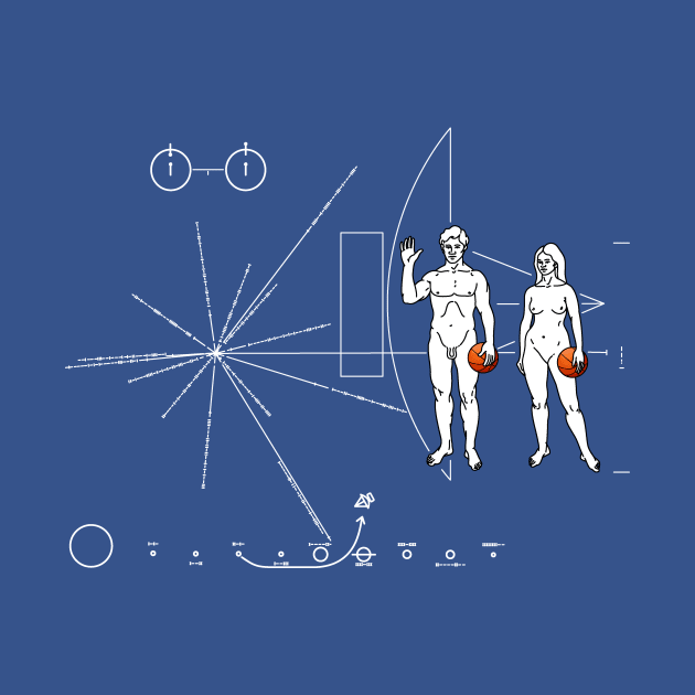 Pioneer Plaque Basketball by Manikool