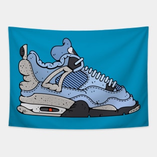 Air Jordan 4 Retro University blue Tapestry