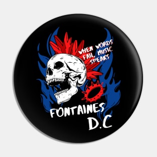 fontaines ll music speaks Pin