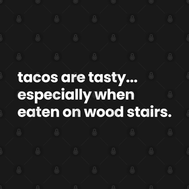 tacos are tasty... especially when eaten on wood stairs - Wynonna Earp Season 4 by VikingElf