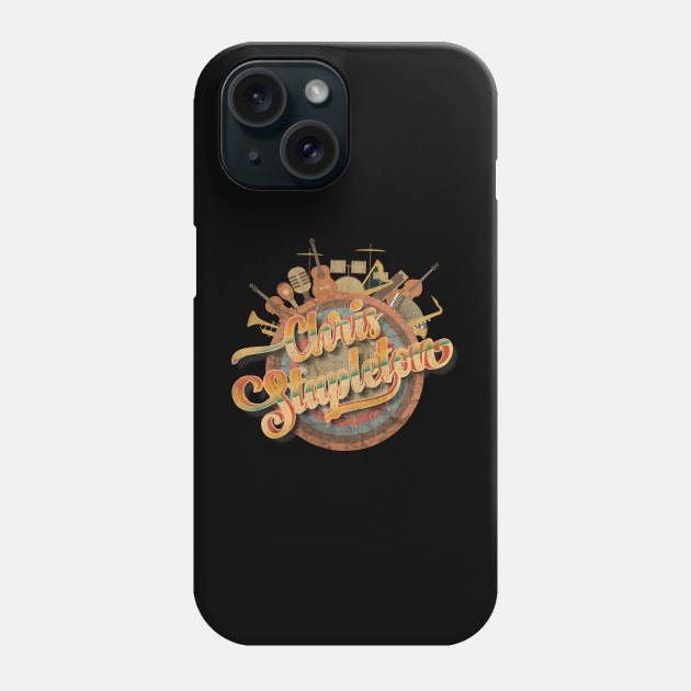 Tshirt Music Designs Vintage Retro - Chris Stapleton Phone Case by kumurkumur