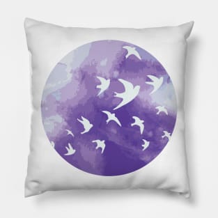 Swallows flying High this Tet Vietnam Lunar New Year Pillow