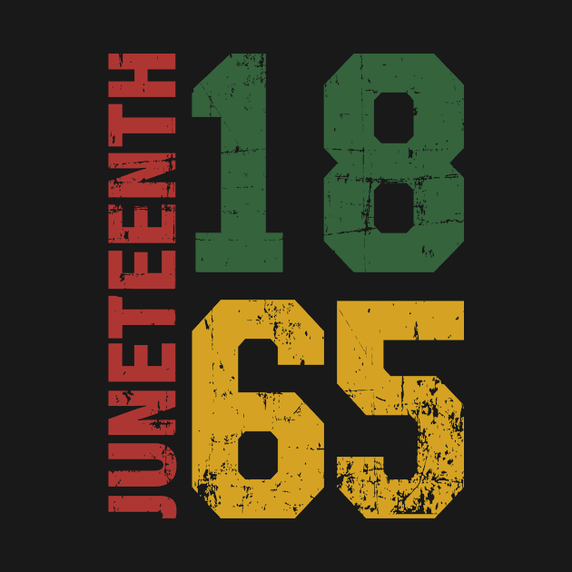 Juneteenth celebrating 1865 black american history by Designzz