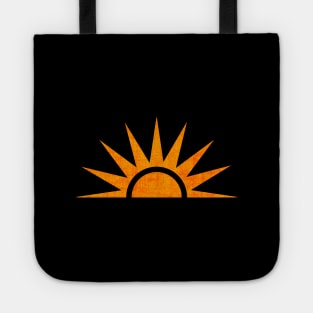 Radiate Positive Sunshine Aesthetic Art - Cute Summer Quote Tote