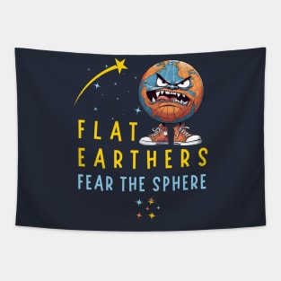 Flat Earthers Fear The Sphere Tapestry