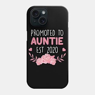 Promoted To Auntie Est 2020 Phone Case