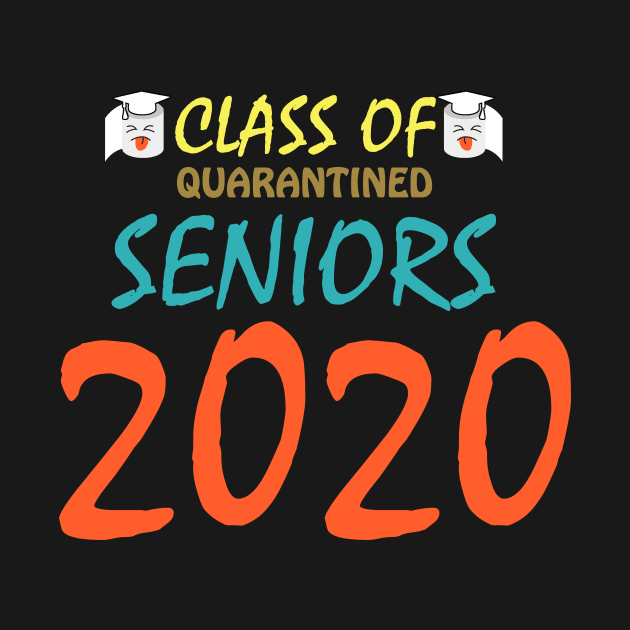 Class of 2020 Quarantined Seniors Flu Virus Quarantined Grad by Trendy_Designs