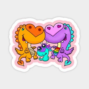 Dragon Family Magnet