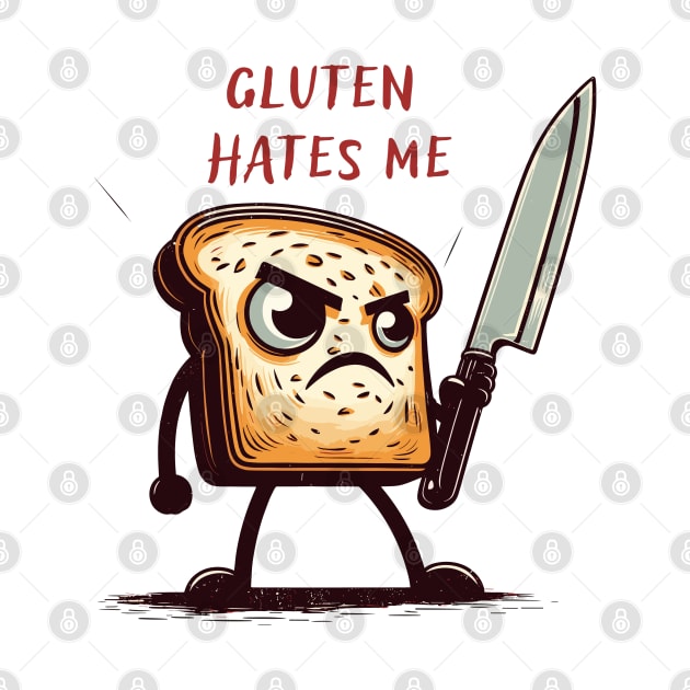 Kawaii Gluten Hates Me by TomFrontierArt