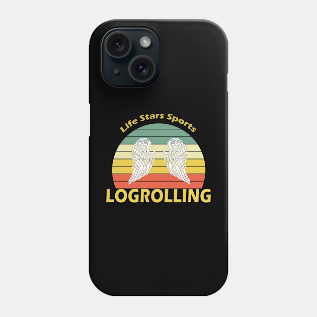 Sport Logrolling Phone Case by Hastag Pos