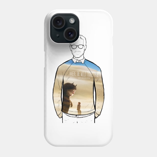 Spike Jonze, director of Where the Wild Things Are Phone Case by Youre-So-Punny