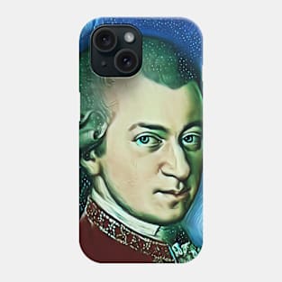 Wolfgang Amadeus Mozart Portrait | Wolfgang Amadeus Mozart Artwork 4 Phone Case