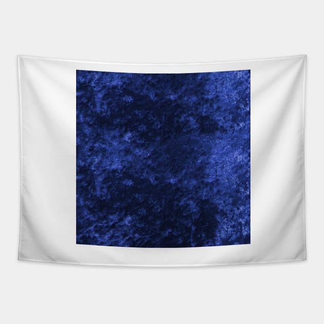 Royal blue navy velvet Tapestry by RoseAesthetic