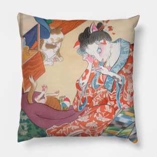 Year of the Rooster Series/ Henned In  (crop) Pillow