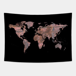 World travel adventure map Tapestry