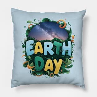 Earth day Pillow