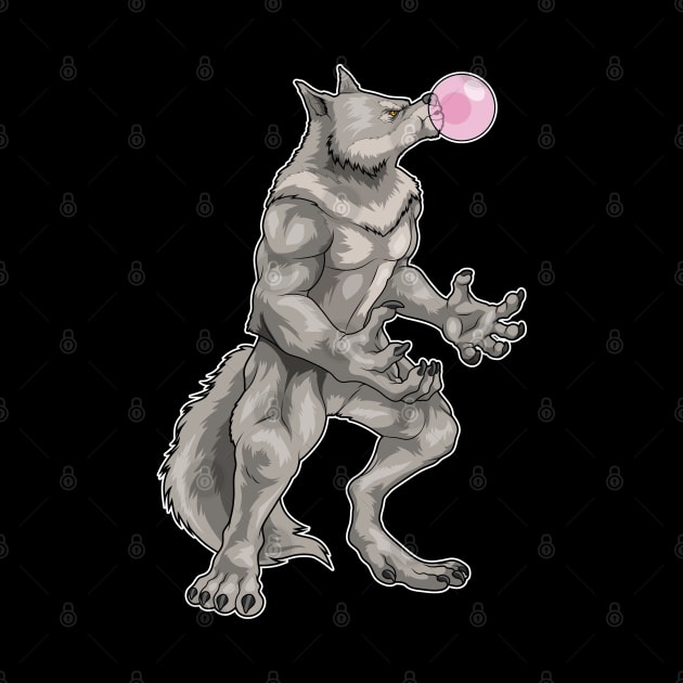 Werewolf Halloween Chewing gum by Markus Schnabel