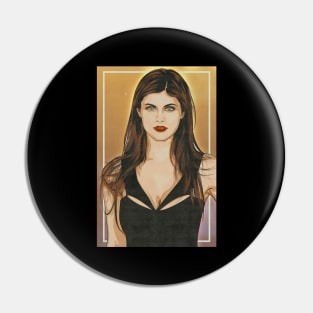 Alexandra Daddario Illustration Pin