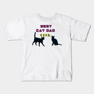 Best Cat Dad Ever Mask Kids T Shirts Teepublic