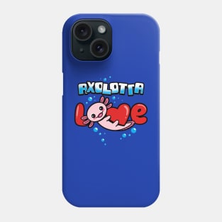 Funny Cute Kawaii Axolotl Valentine Lovers Cute Axolotl Meme Phone Case