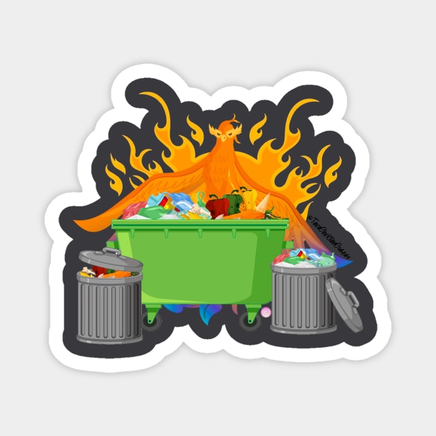 Dumpster Phoenix Magnet by Living Room Comedy