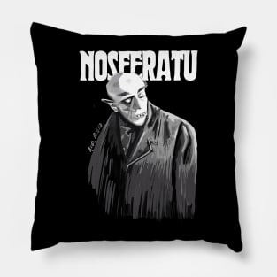 Nosferatu Illustration - 1932. Pillow