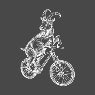 SEEMBO Goat Cycling Bicycle Bicycling Fun Biking Riding Bike T-Shirt