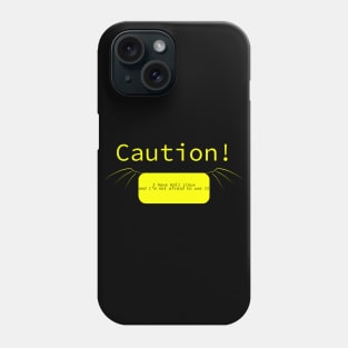 Cybersecurity Linux Caution Sign Phone Case