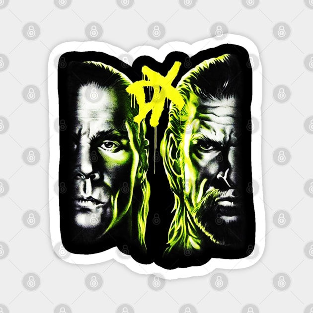 Shawn Michaels - Triple H - DX - WWF Wrestling Magnet by nicklower