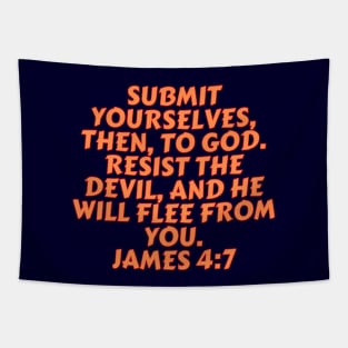 Bible Verse James 4:7 Tapestry