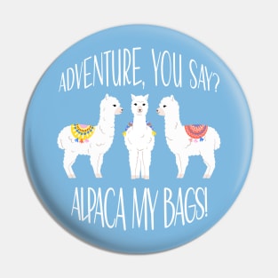 Alpaca Adventures Pin