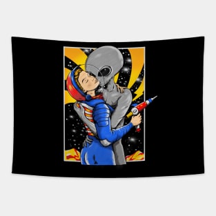 love is blind astronaut Tapestry