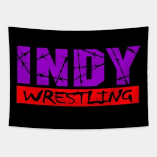 Extreme Indy Purple logo Tapestry