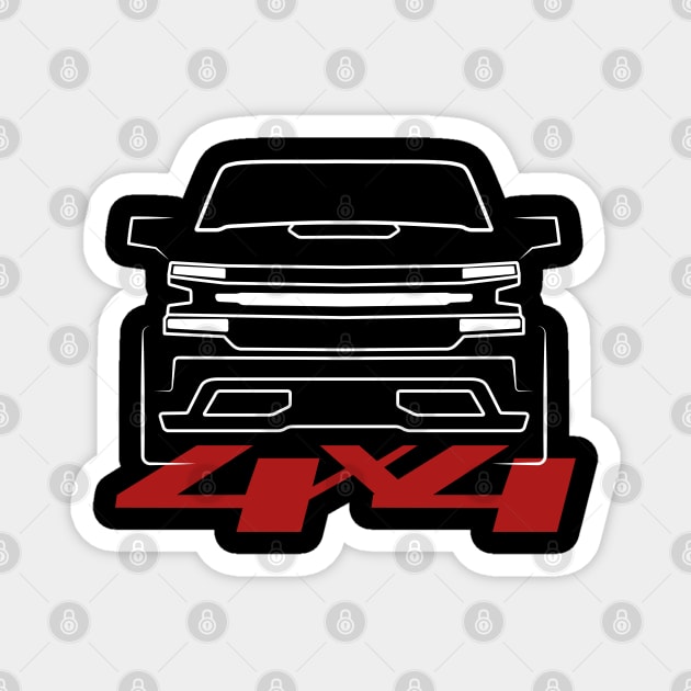 Chevrolet Silverado Magnet by HSDESIGNS