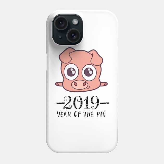 2019 Year of the Pig Chinese Zodiac Gifts Phone Case by gillys
