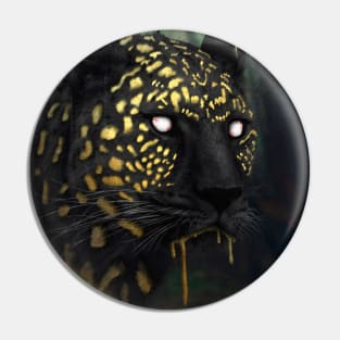 Golden cheetah Pin