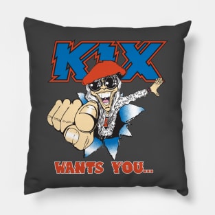 Kix Wants You - Dark Pillow