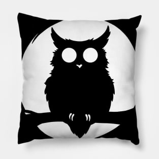 Owl Illustration Pillow