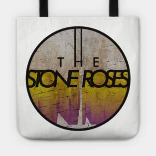 THE STONE ROSES - VINTAGE YELLOW CIRCLE Tote