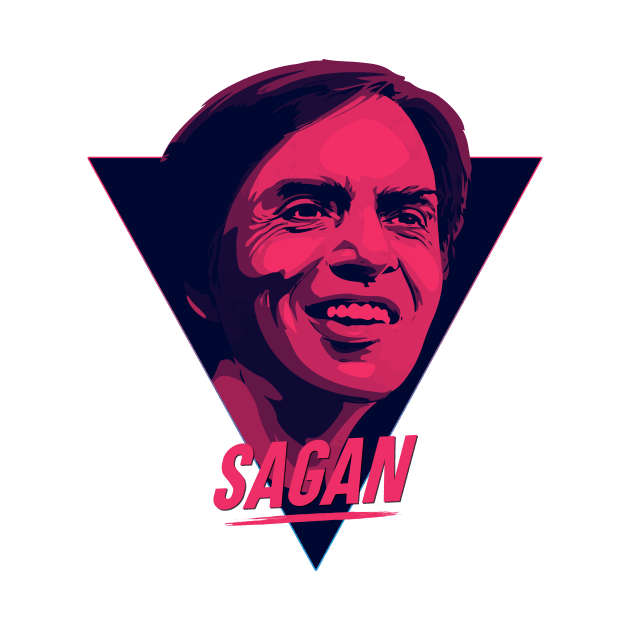 Carl Sagan - 80s by TheSnowWatch