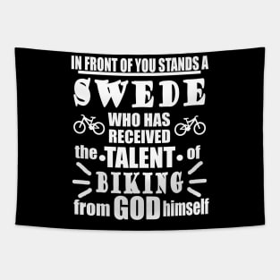 Swede Cycling Cycling Scandinavia Tapestry