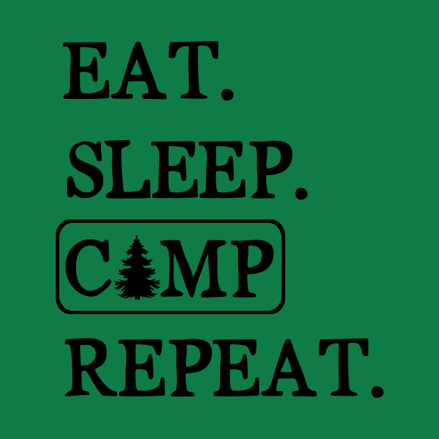 Eat, Sleep, Camp, Repeat by TouchofAlaska